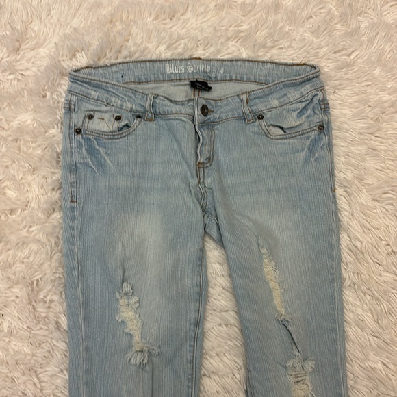Blues Society distressed jeans size 5/6 - Picture 3 of 7